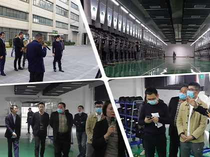 Pejabat Pembinaan Bandar Cantik Zhejiang melawat Chengbang High-tech untuk pemeriksaan dan penerimaan Jalan Qianqing